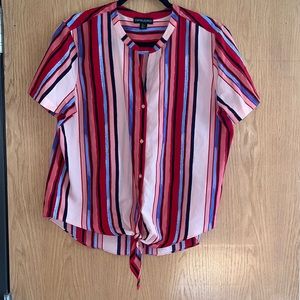 Women’s Striped Blouse - L